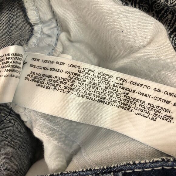 Ariat REAL Jeans Womens 33R Blue Mid Rise Entwined Boot Cut Marine 10017510 West - Picture 13 of 13